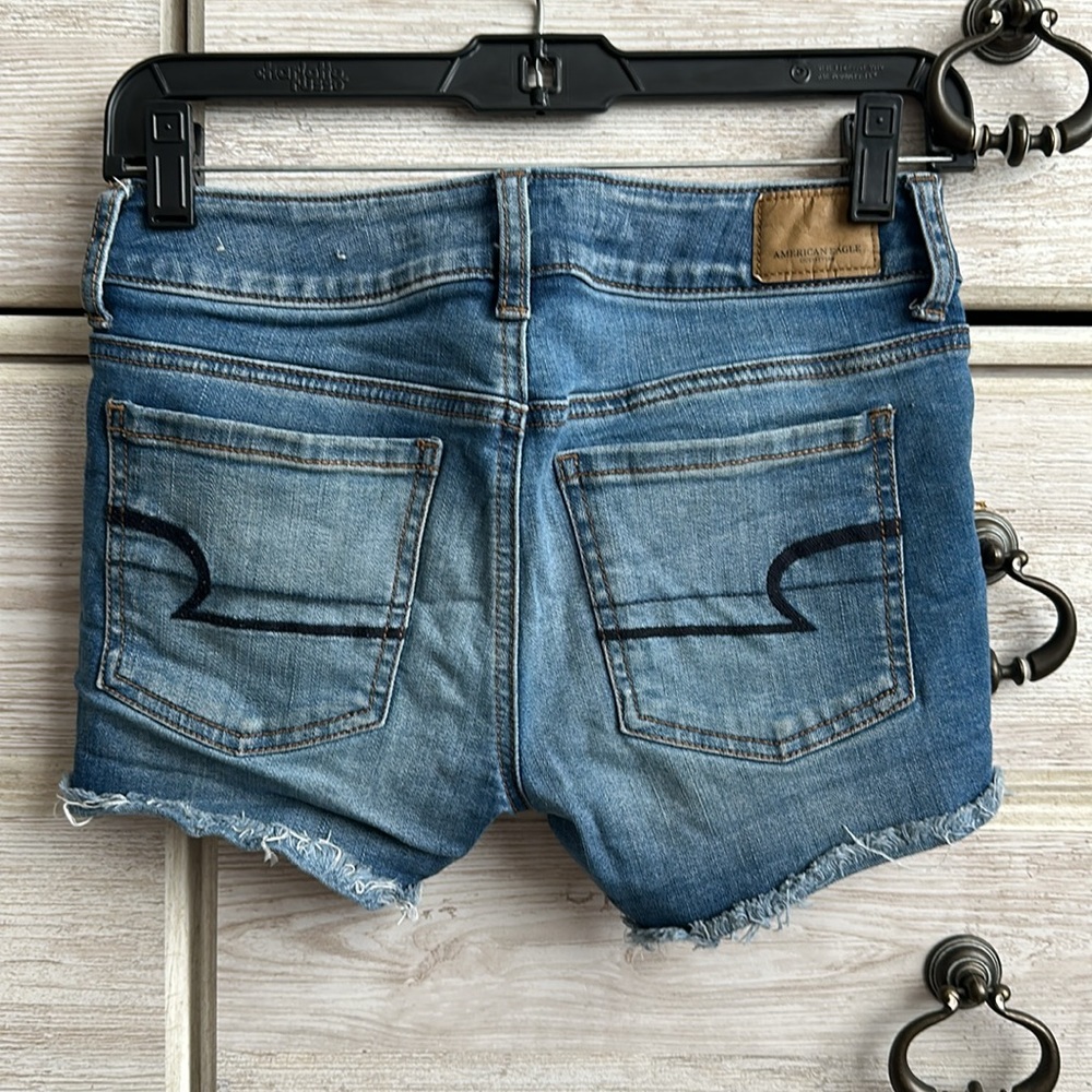 American Eagle Super Stretch Jean Shorts - Picture 2 of 2